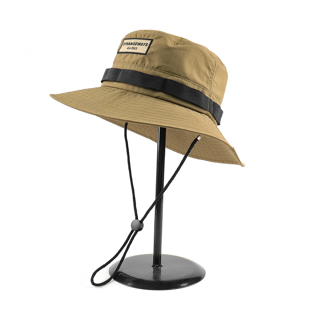 Hanway наружная 100% нейлоновая шляпа boonie на заказ Высококачественная модная кепка рыбака водонепроницаемая шляпа-ведро с вышивкой логотипа