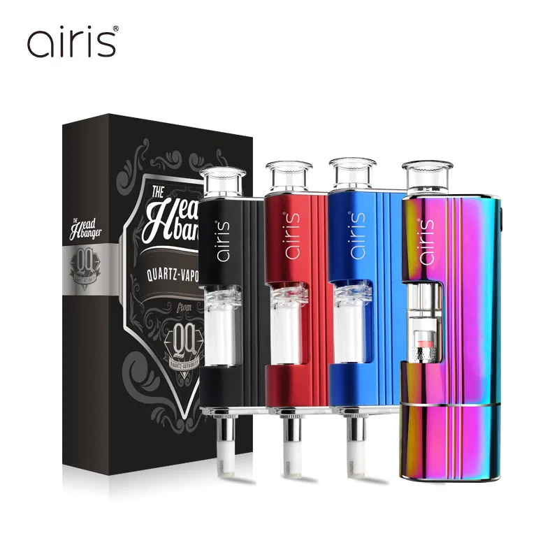 
2020 Airistech Crazy-selling Wax Pen Headbanger Concentrate Vape Device Dip & Dap Qurtaz Heating Technology Wax Vaporizer 