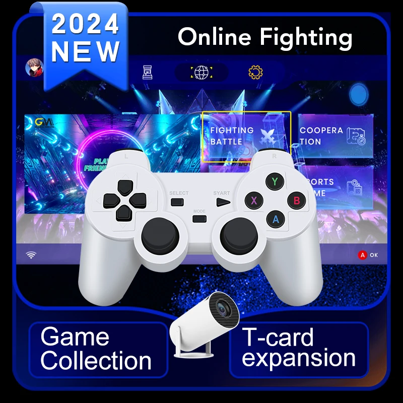 Stick HD 64GB mini retro 40000 portable classic game 8k console game stick 4k Video Game Console
