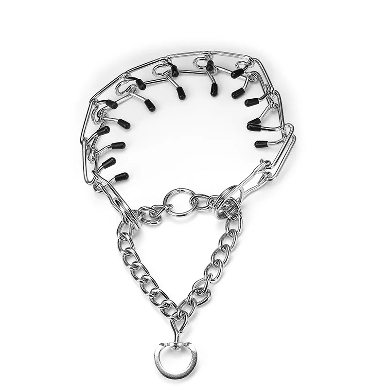 Принадлежности для домашних животных производитель зубец тренировочный ошейник с 3,5 мм хром зубцами