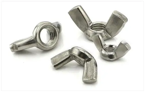 DIN 315 SS 304 Butterfly Nut M8 M10 Carbon Steel Thumb Nut Zinc Wing Nuts