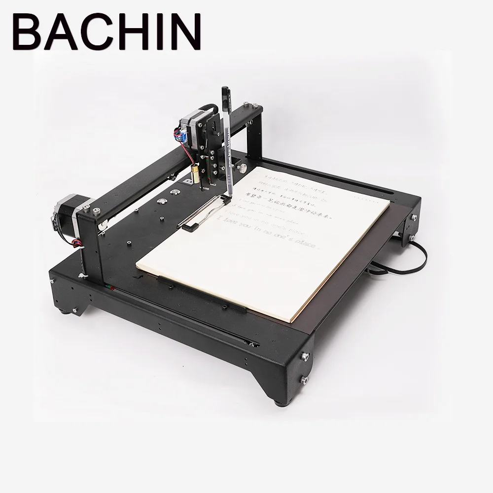 2022 BACHIN diy Pen Drawing Writing Robot Handwriting Machine Corexy XY-plotter for CNC Shield Drawing Toys Faster Speed