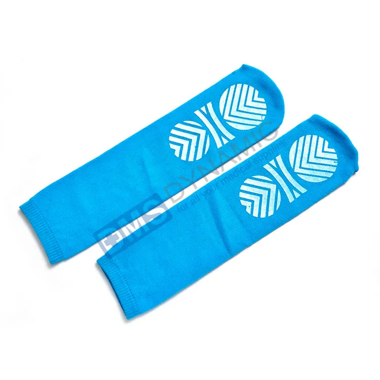 Child non skid socks non slip with tread unisex blue universal best for home and hospital