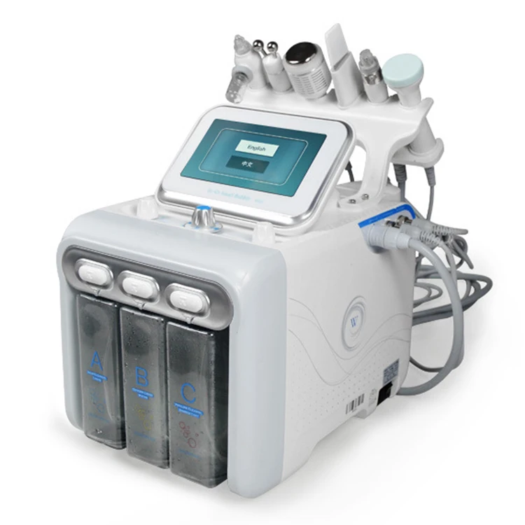 Charm HO6 Portable Hydrafacials H2O2 Skin Treatment Machines Hydrogen Oxygen 6 in 1 Oxygenation