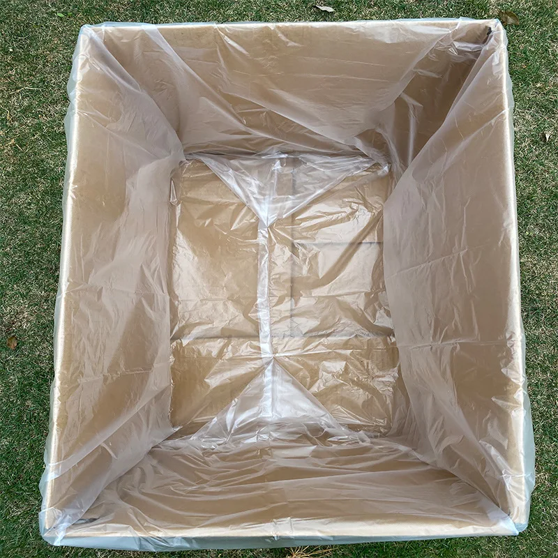 Large Custom Size Clear Flat PE Polyethylene Bags Transparent Poly Plastic Packaging for Candy Features Gusset and Pocket