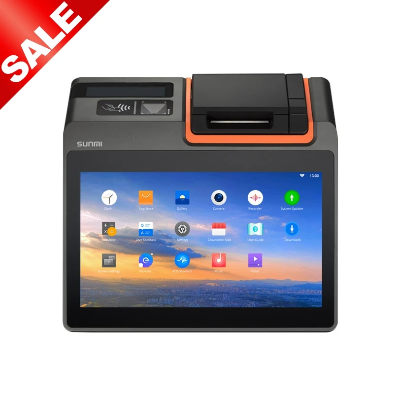 SUNMI T2 mini 11 6 дюймовый сенсорный экран кассовый аппарат точки продаж Android Pos принтер POS + системы лучшее качество pos Компьютер