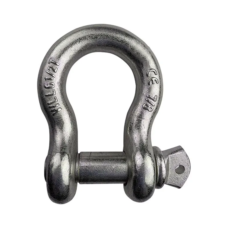 Marine Hardware US Type Drop Forged Safety Screw Pin Anchor Bow Shackle G209 Shackle