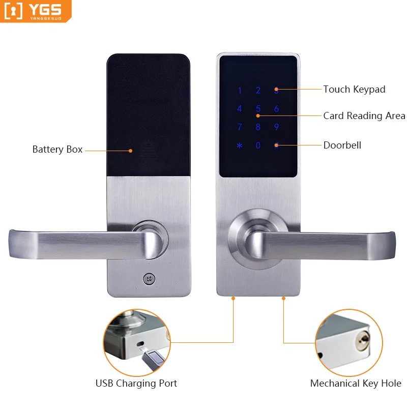  Смарт-код для гостиниц August Tsa Mobile Wifi Rfid электронный деревянный дверной замок из