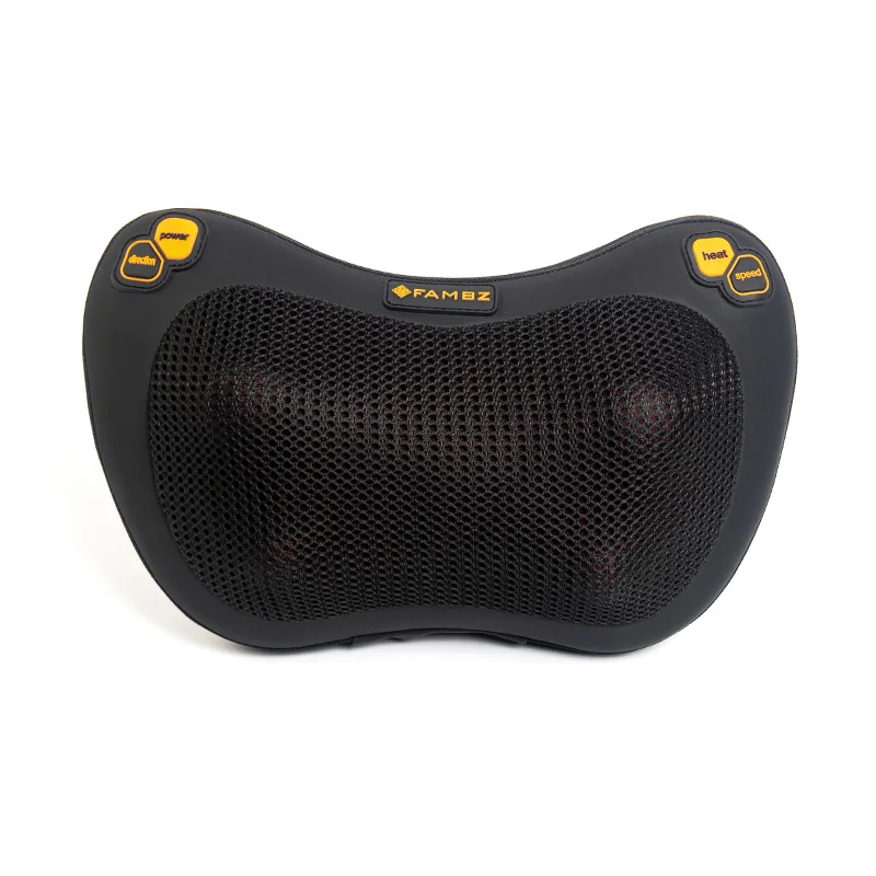 Microwave Servical Microbead Vibrating Massage Pillow Pillow Shiatsu Rechargeable Neck Pillow Massager