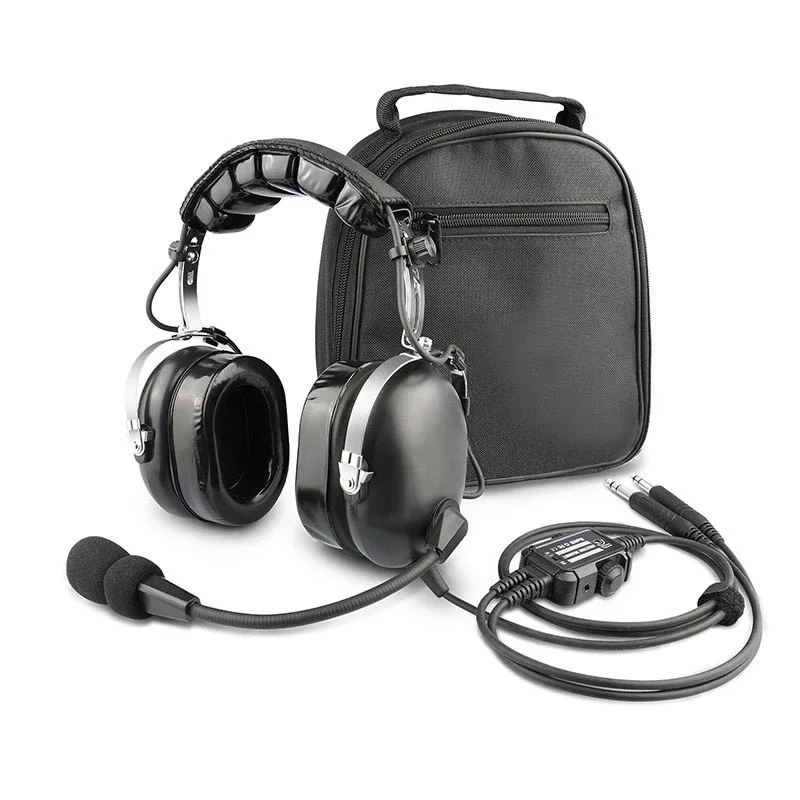 Portable Pilot aviation headset bag- black