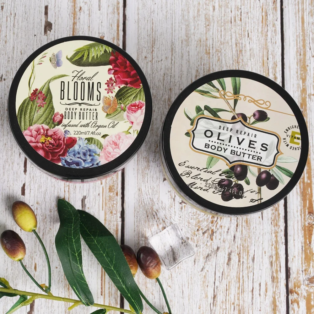 Private Label Moisturizing Lotion Vegan Coconut Shea Mango Whipped Body Butter