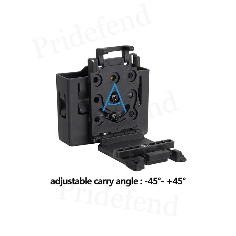 Universal Magazine Holder Carrier for 9mm/.40 Dual Stack Mag Magazine Pouch with Belt Clip Double Magazine Holster