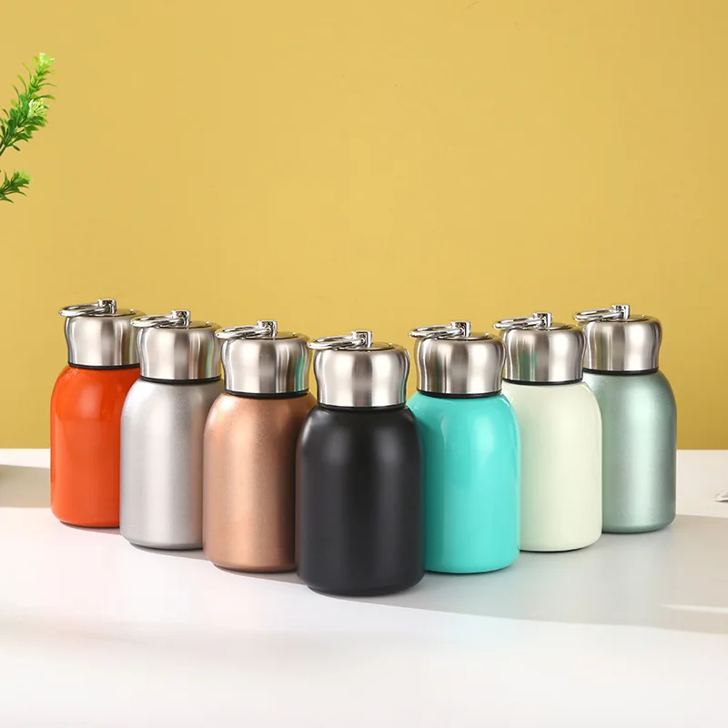 Portable small fat Ding handle cup 300Ml Fashion stainless steel small capacity insulated cup mini accompanying Coffee mug