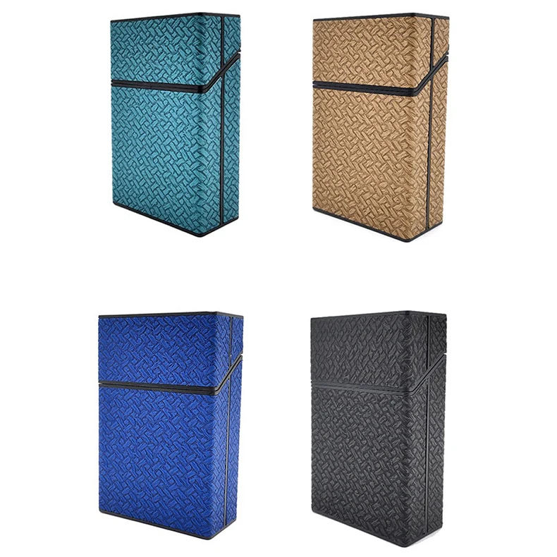 XY105CCP09 New Design Cigarette Case Household Straw Design 20pcs Capacity Cigarettes Tobacco Smoking Accessories