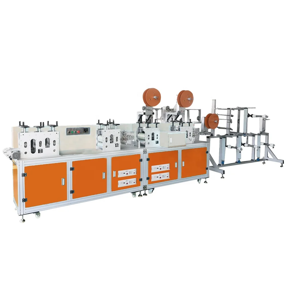 Double Nose Clip Disposable Face Mask Maker Machine,Lihan Ear-Loop Face Mask Machine