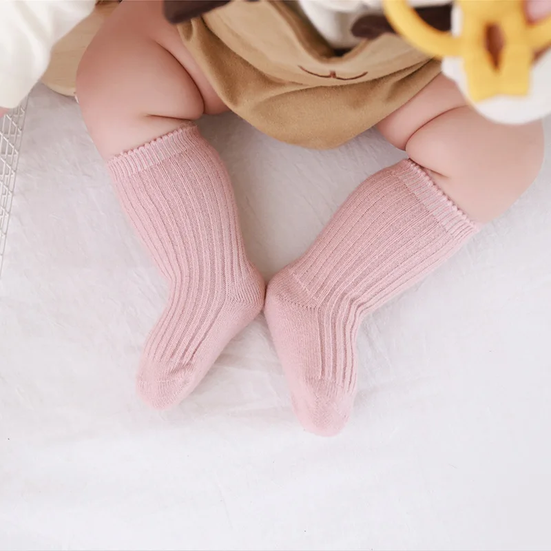 Factory Direct Sale Fuzzy Toddler Children Socks Wholesale Winter New Design Cute Ribbed Infant Baby Socks