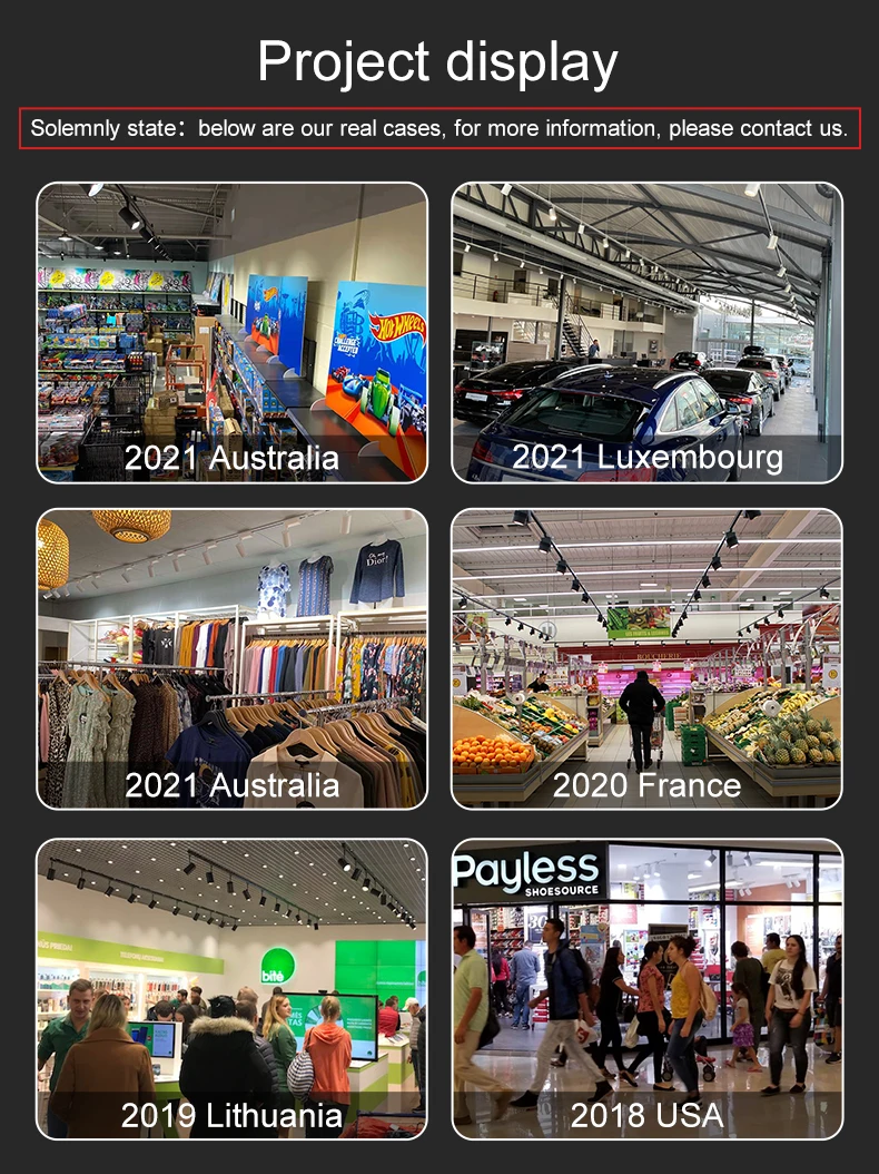 Commercial Price New Design US Standard Anti Glare Flicker Free Spotlight 15W 20W 30W 34W Cob Led Track Light