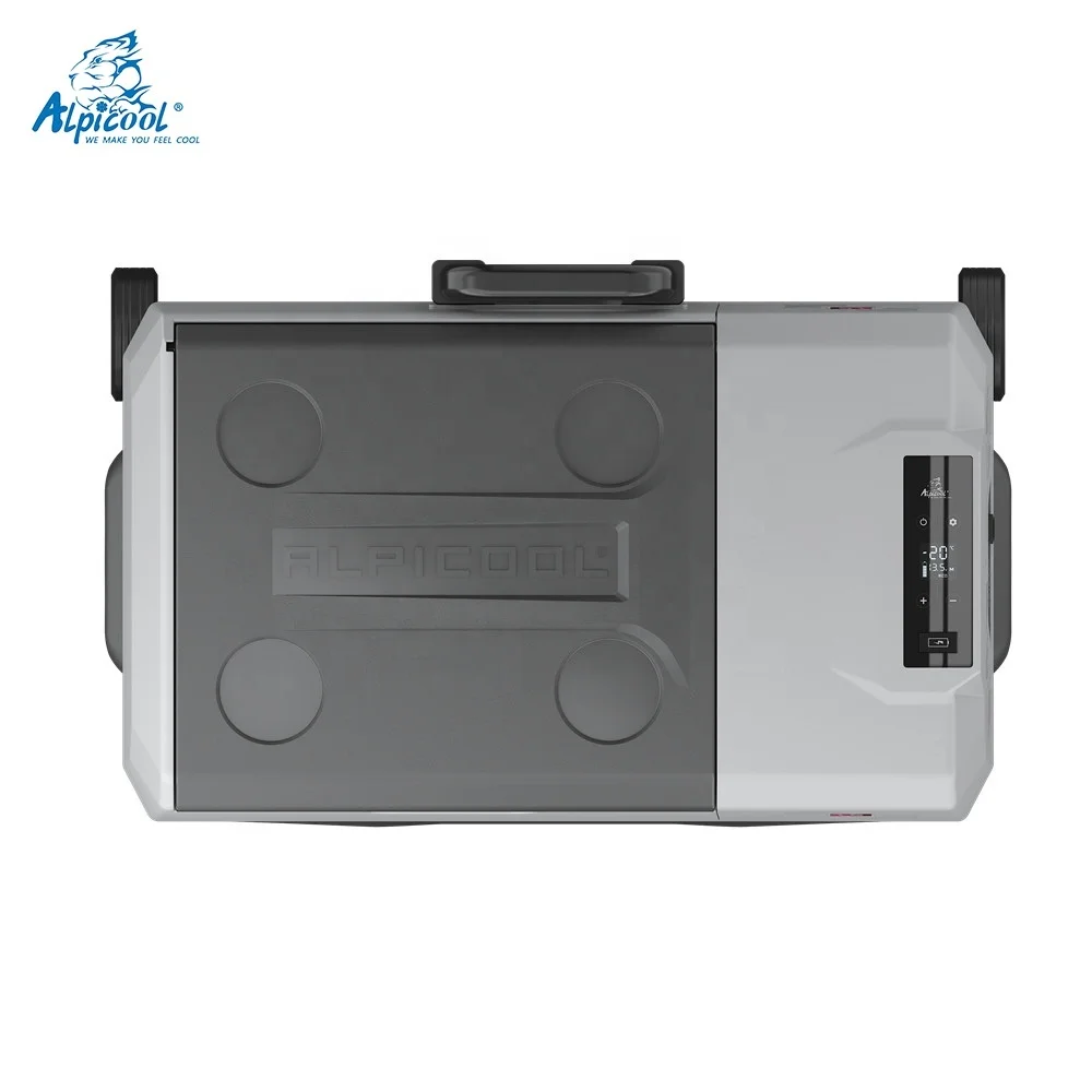 CX50 Alpicool 50L compressor cooler deep car freezer fridge refrigerator for travel car use 12 volt 24 v