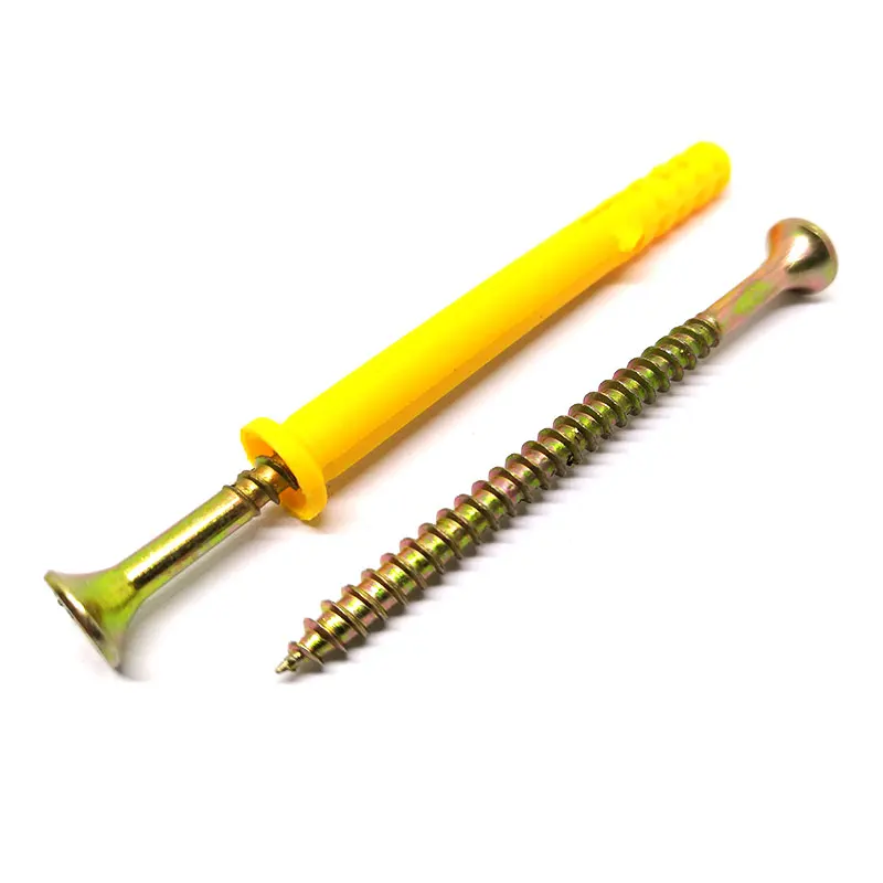 HOT Hammer Fixing Anchor Plastic Wall Plug With Screw Plastic Anchor