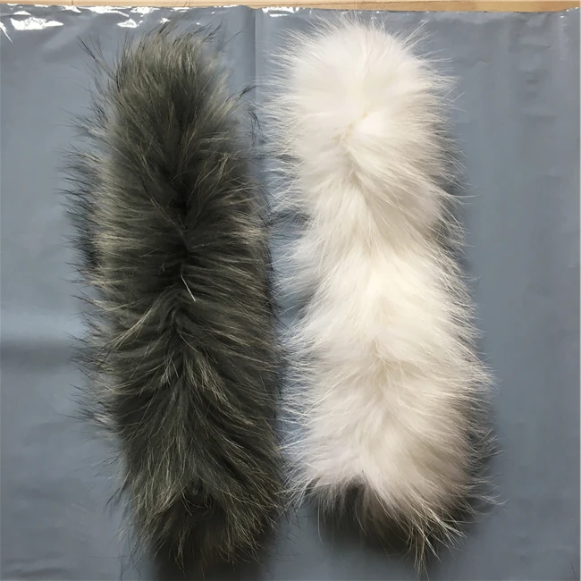 15-16cm Real Fur Raccoon Pom poms