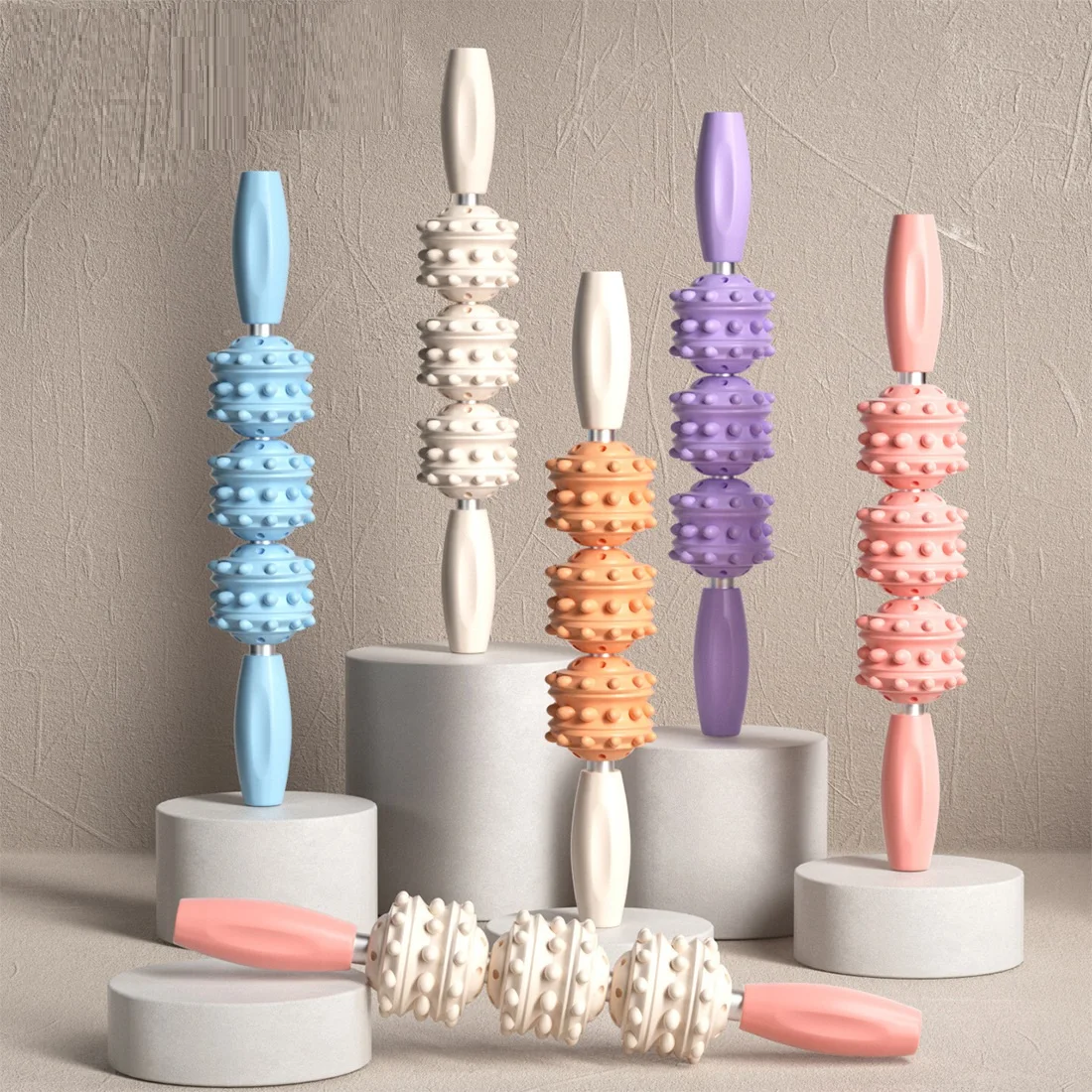 CHANGNORE  Massage Stick Roller Portable Self-Myofascial Release Tool for Relief from Muscle Pain