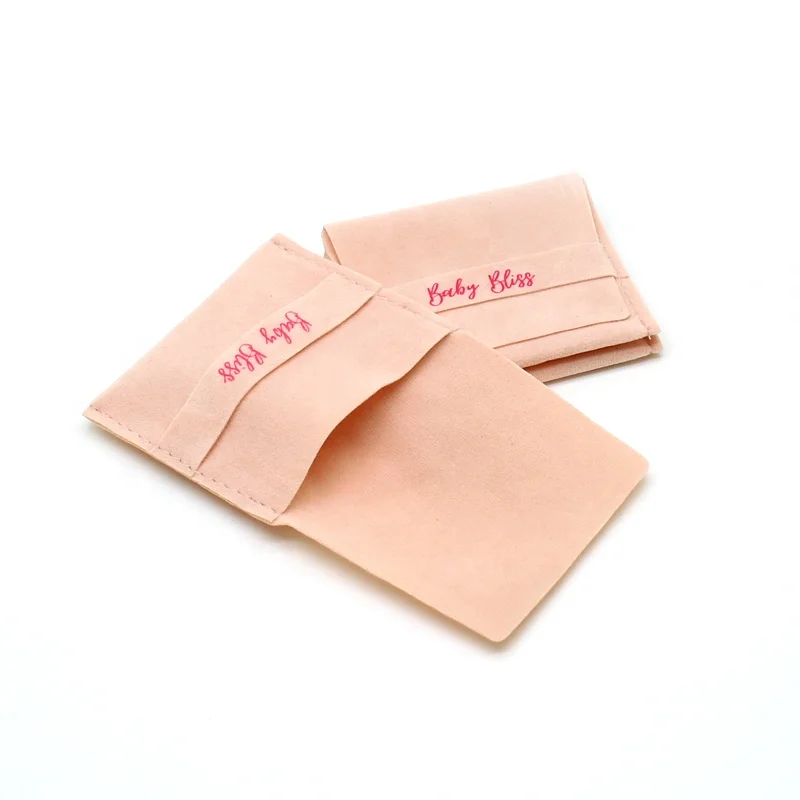 Jewelry Packaging Envelope Bags Velvet Flap Pouch bag Custom Mailing Pouch for Gift Packing