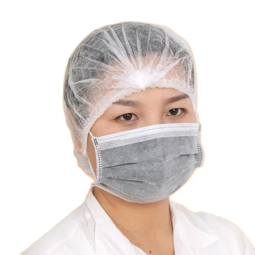 Non woven cap Medical Nonwoven Disposable  caps surgical head caps