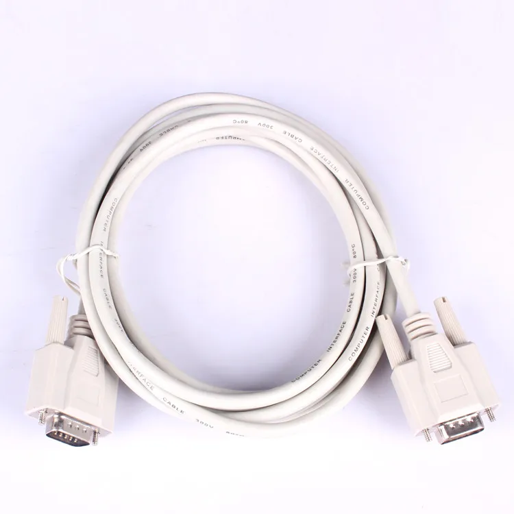 6FT HDB15Male to HDB15 male Serial RS232 cable Null modem cable