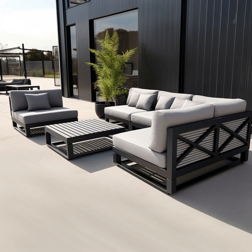 OBTHANT White And Gold Set Bubble Modern Luxury Corner Designs Leather Reclining Sectional Sofa