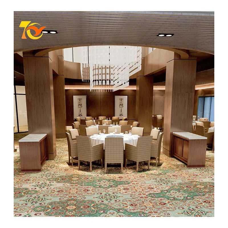 Hotel Equipment Wall To Wall 100% Nylon Printing Carpet Hotel  Living Room  Iranain  Floor Tiles Carpet Easy Install