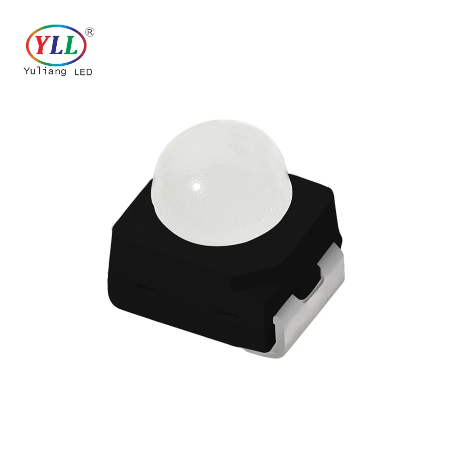 Yuliang Dome lens 3528 black bracket Red Amber Orange Green SMD LED chip for traffic lights Variable Message Sign Car lights