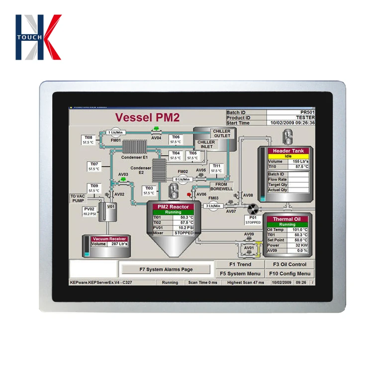 Best Sell 17 INCH Anti high temperature Wifi can be connected touch industrial pc