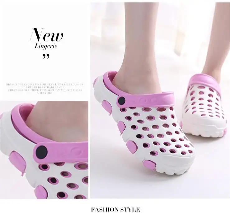 Shoes Plastic Side Buckle And Garden Shoes Which Slippers Female Buckle For Men Summer Sandals For Beach Sports