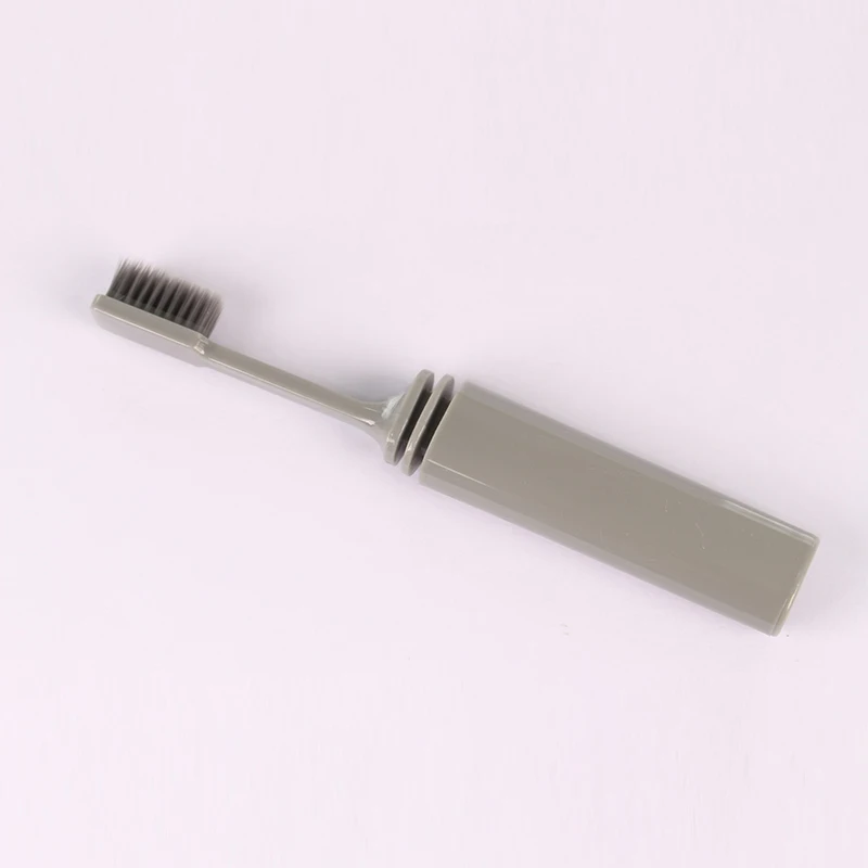 Portable Folding Soft Adult Travel Toothbrush For Travel Camping Hiking Outdoor OEM