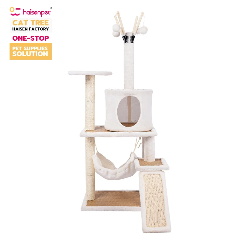 Haisen Design Cat Tree High Quality Cat Tree Tower Multi-Level Indoor Cat Trees Scratcher