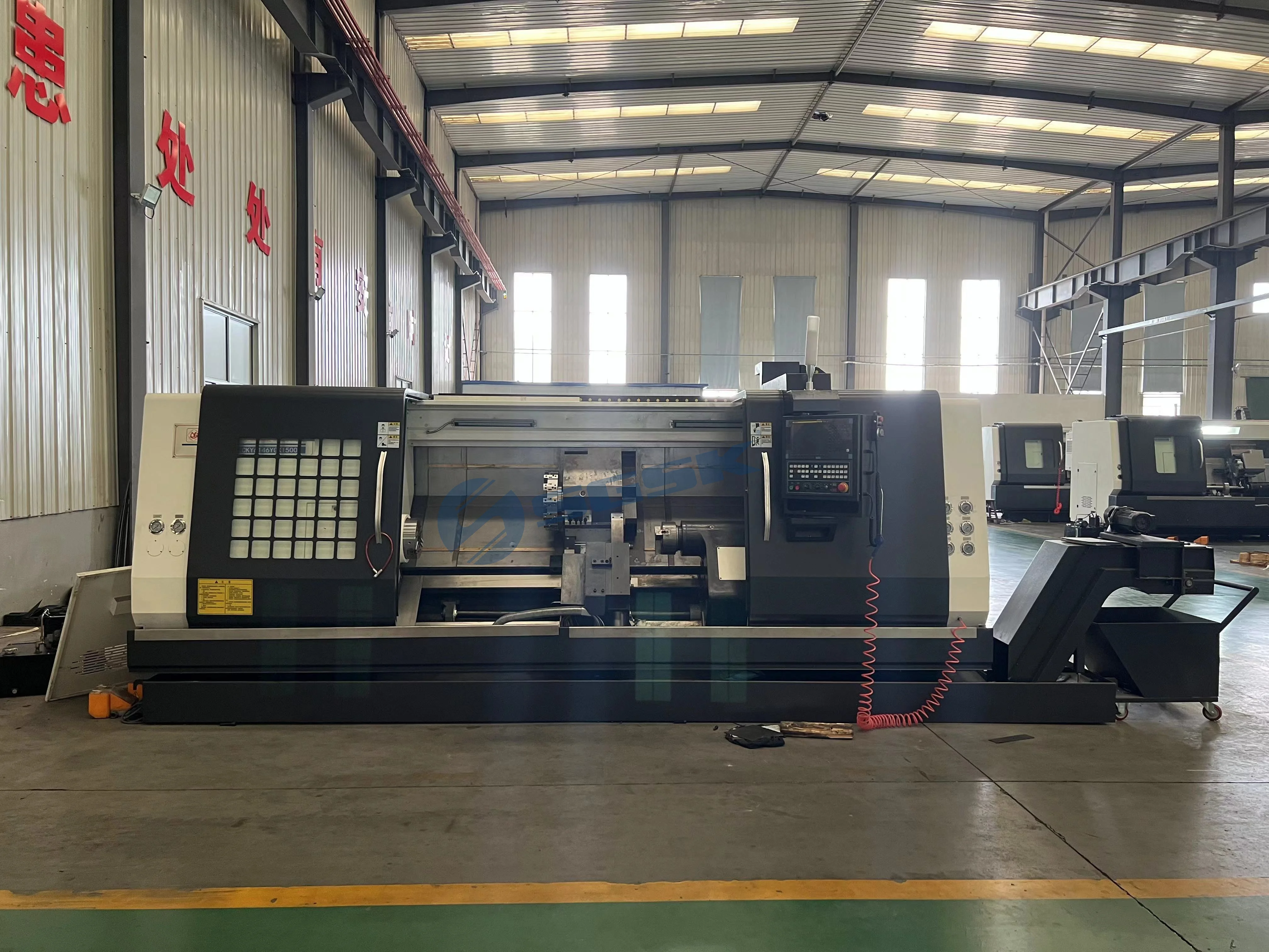 Chinese CNC turning lathe machine TCK560Y cnc torna with 12 position drive turret