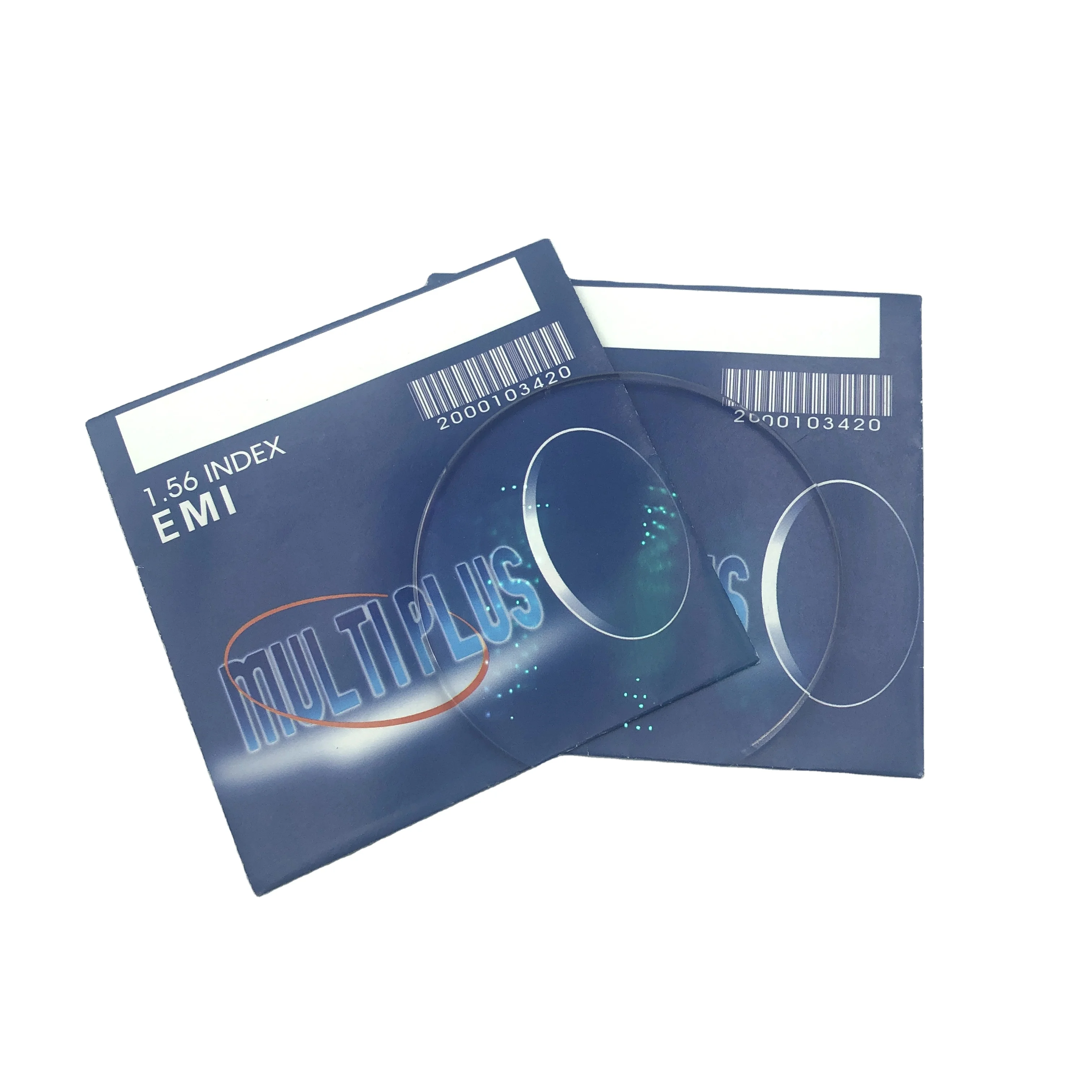 high quality Plastic Optical Lenses minus 70MM 1.56 EMI HMC ophthalmic lenses optical lens manufacturer