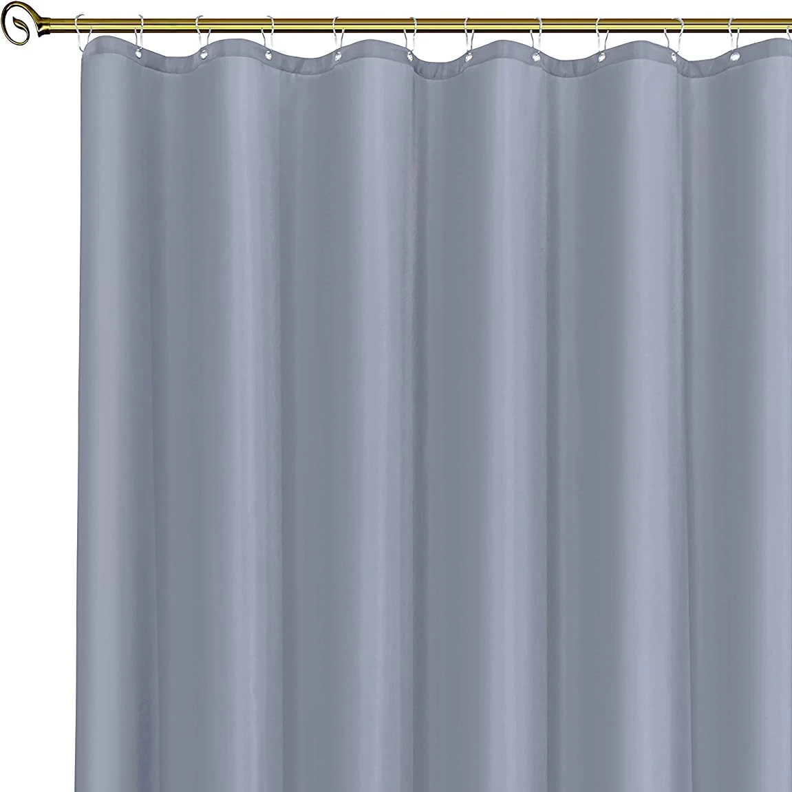 Hotel Quality Fabric Shower Curtain Liner 72 Inch by 72 Inch, customization color Water Resistant Bathroom Curtains Rust Resista