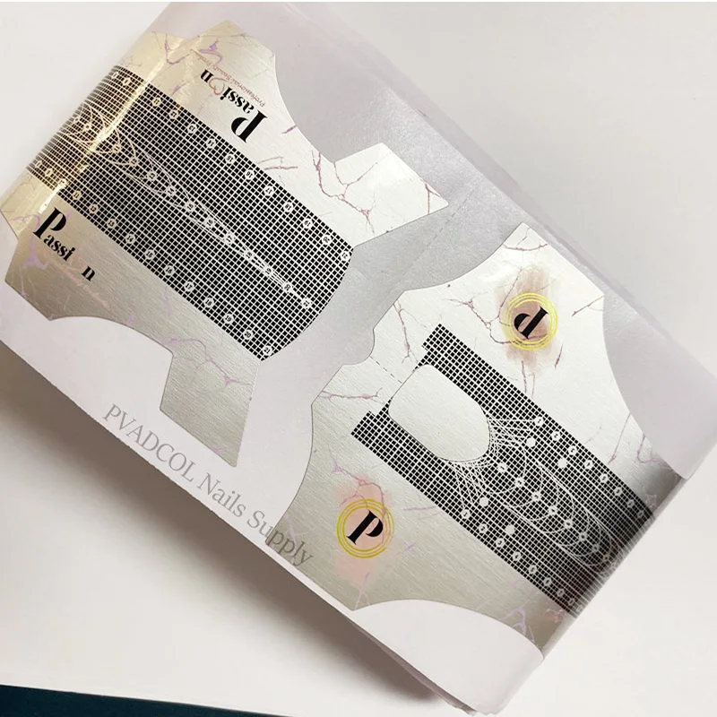 Custom Logo XXXL Nail Art Form Sticker Self-Adhesive Extension Guide Acrylic UV Tips Extendo Nail Building Forms