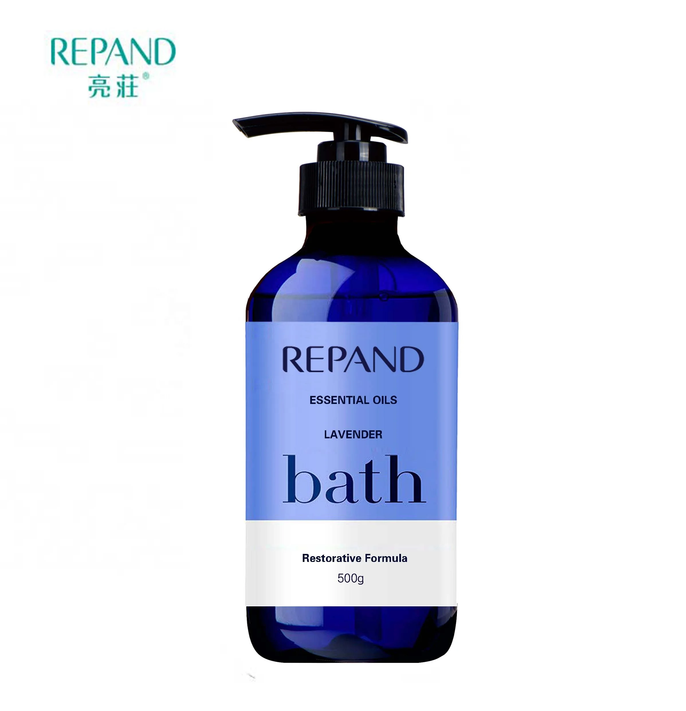 Lavender essential oil body wash and face wash set