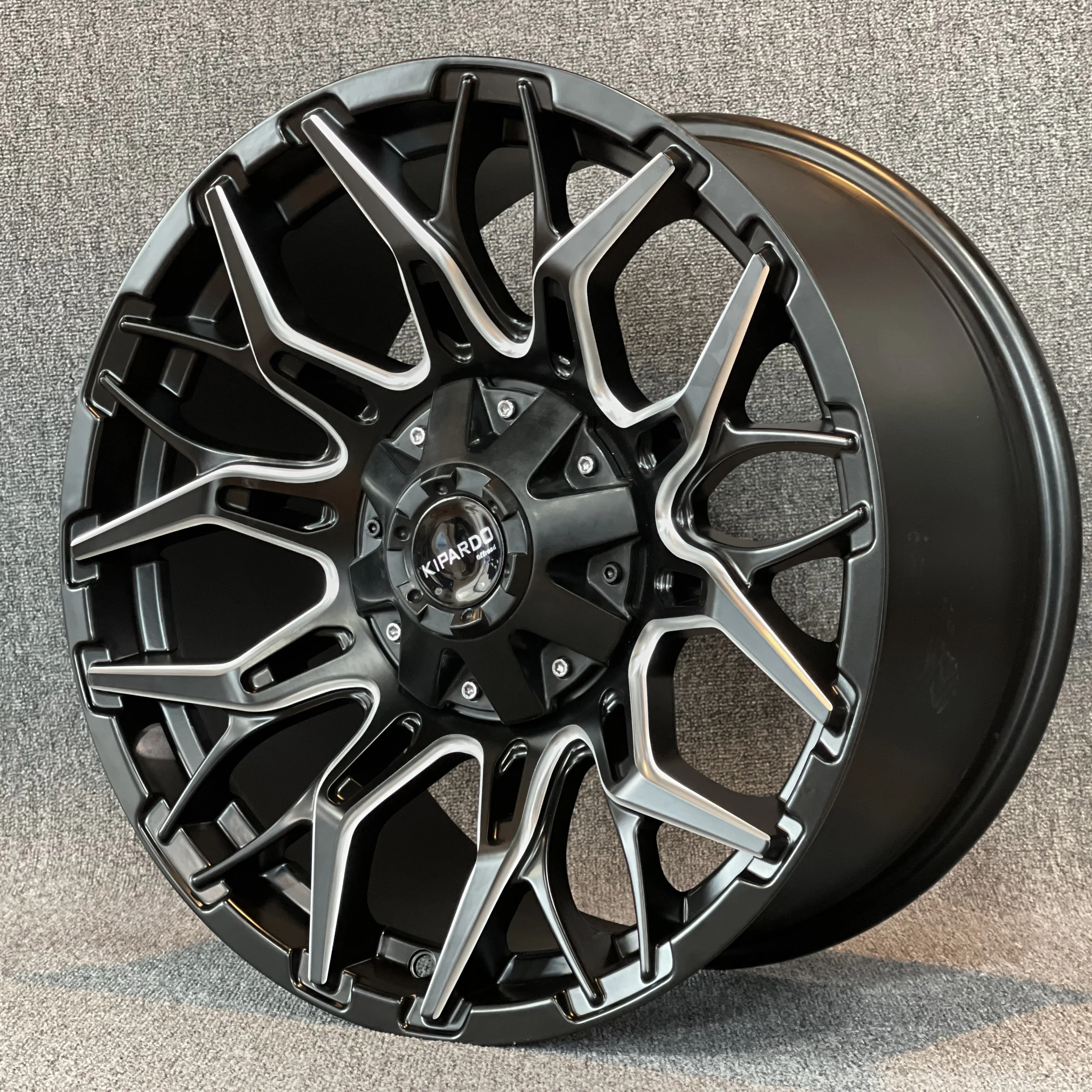 KIPARDO off-road wheel truck rim available sizes 17*8 and 18*9 ,PCD 5*114.3 to 6*139.7