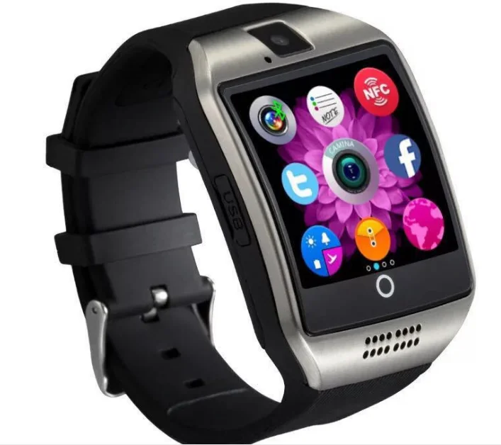 New Hot Q18 sport watch smart TF Card Phone GSM Camera health watch smart for Android wearable devices