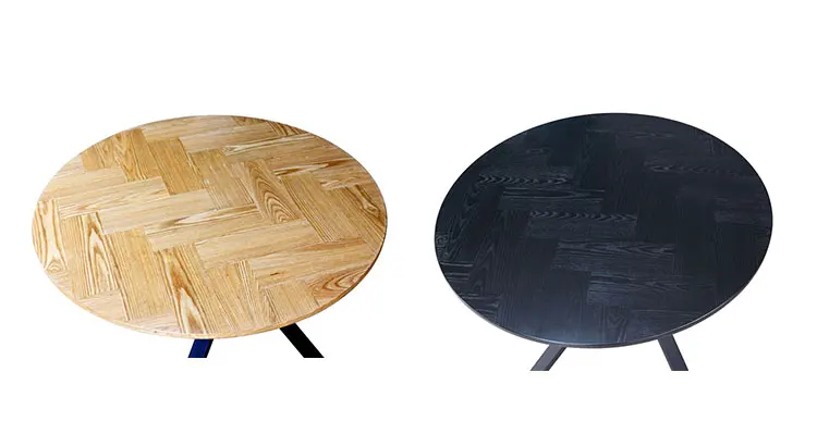 Modern  Home Furniture Dinning Room Set Wooden Round Dining Table
