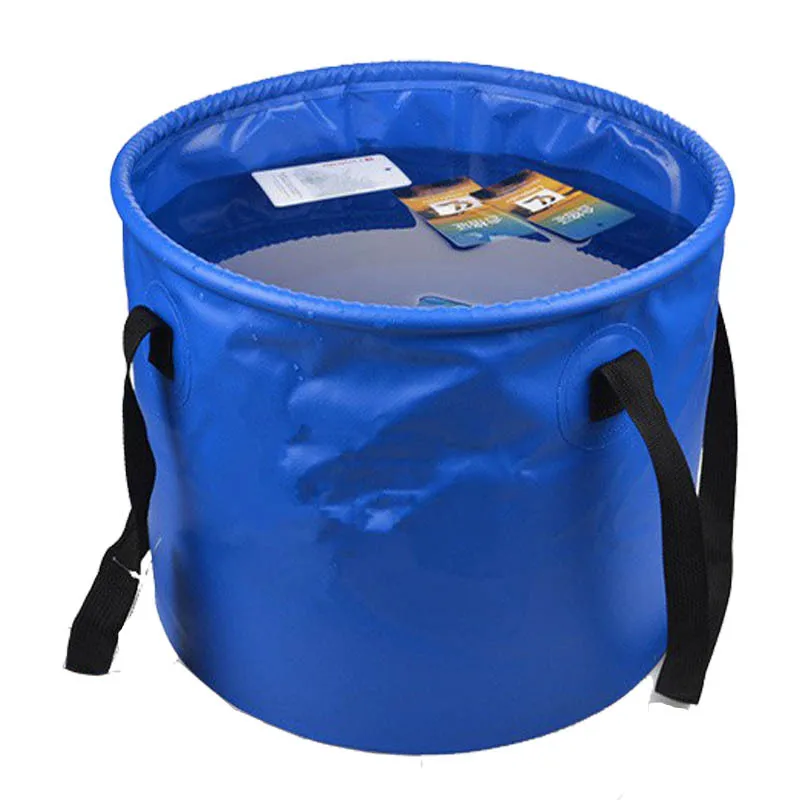 
Premium Compact Collapsible PVC Bucket Portable Folding Water Container 