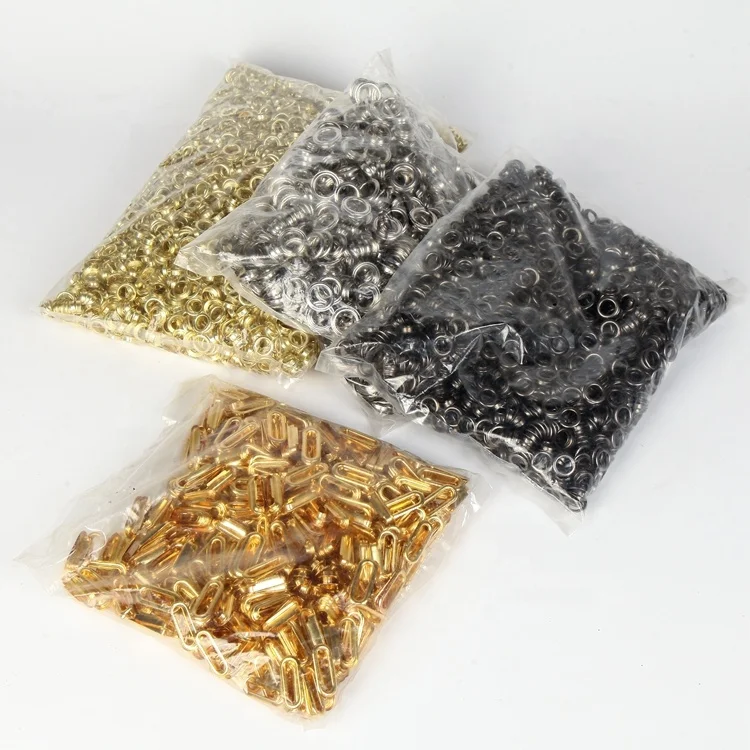 High Quality Cheap Round Grommet Metal Plastic Eyelet For Tag Shoes Garment Curtain
