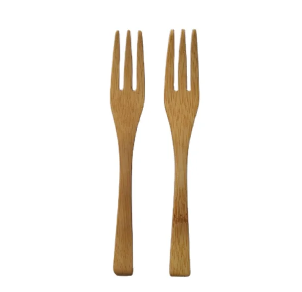 Eco-friendly Nature High Quality 15x2.1cm  Kitchenware Reusable Bamboo  Fork  With Oil