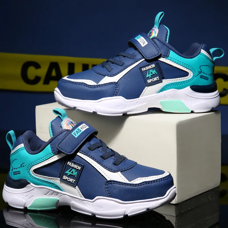 Latest Anti-slip anti-wear flexible breathable waterproof  durable Fashion Boys Sneakers Children running shoes