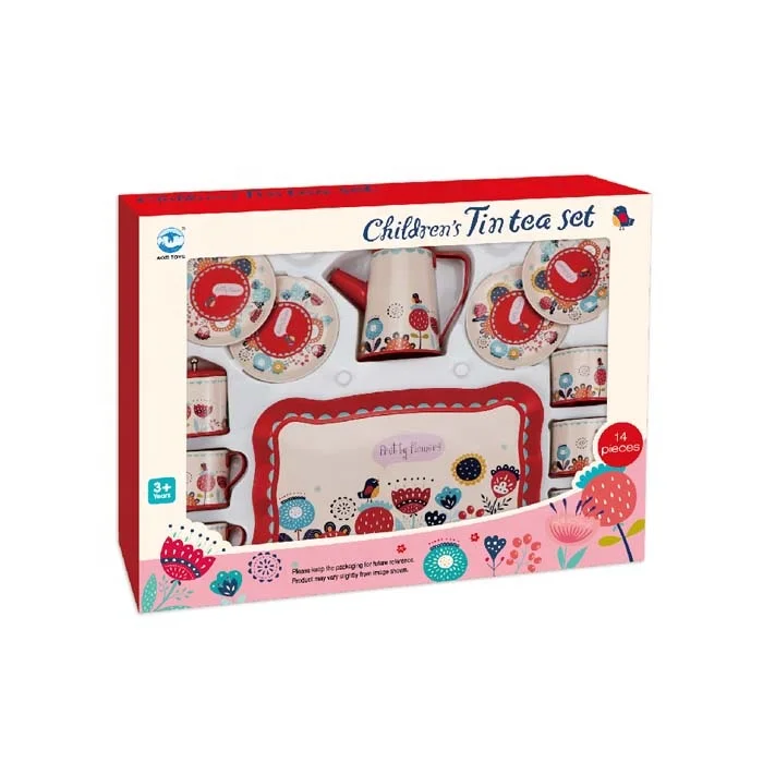 2022 New Style Kids funny stainless steel tableware toys new metal kitchen toys