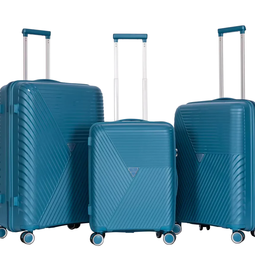 Long distance Travel 100% New pp Material Suitcase Trolley Luggage Bag New pp Material Suitcase