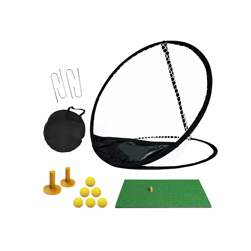 Golf Swing Net Pop Up Golf Chipping Net Indoor Outdoor Golf Practice Trainer
